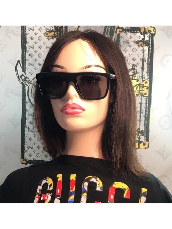 New ✨ Authentic Gucci GG0748S 001 Sunglasses – Black Frame, Grey Lenses ✨ main image 10